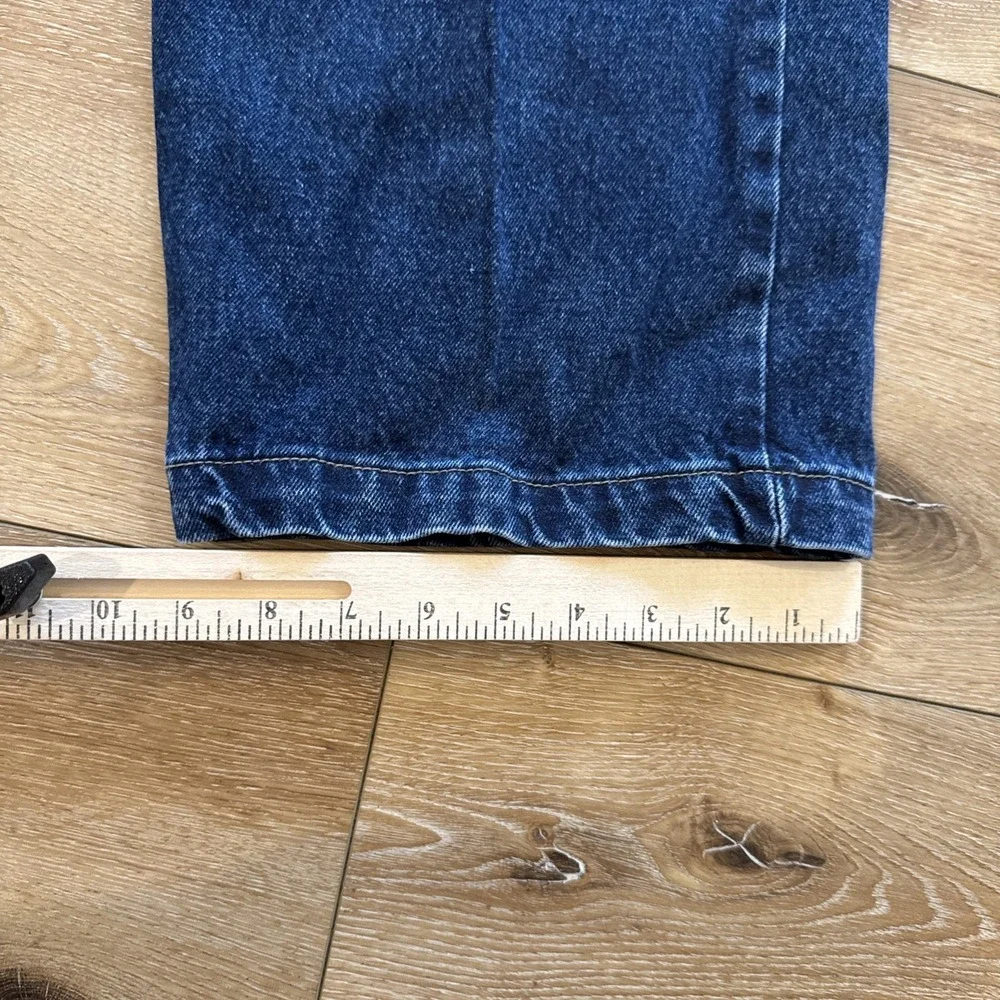 Vintage Paco Jeans Mens 31 x 32 Blue Denim Baggy Racing Patches Y2K Skater